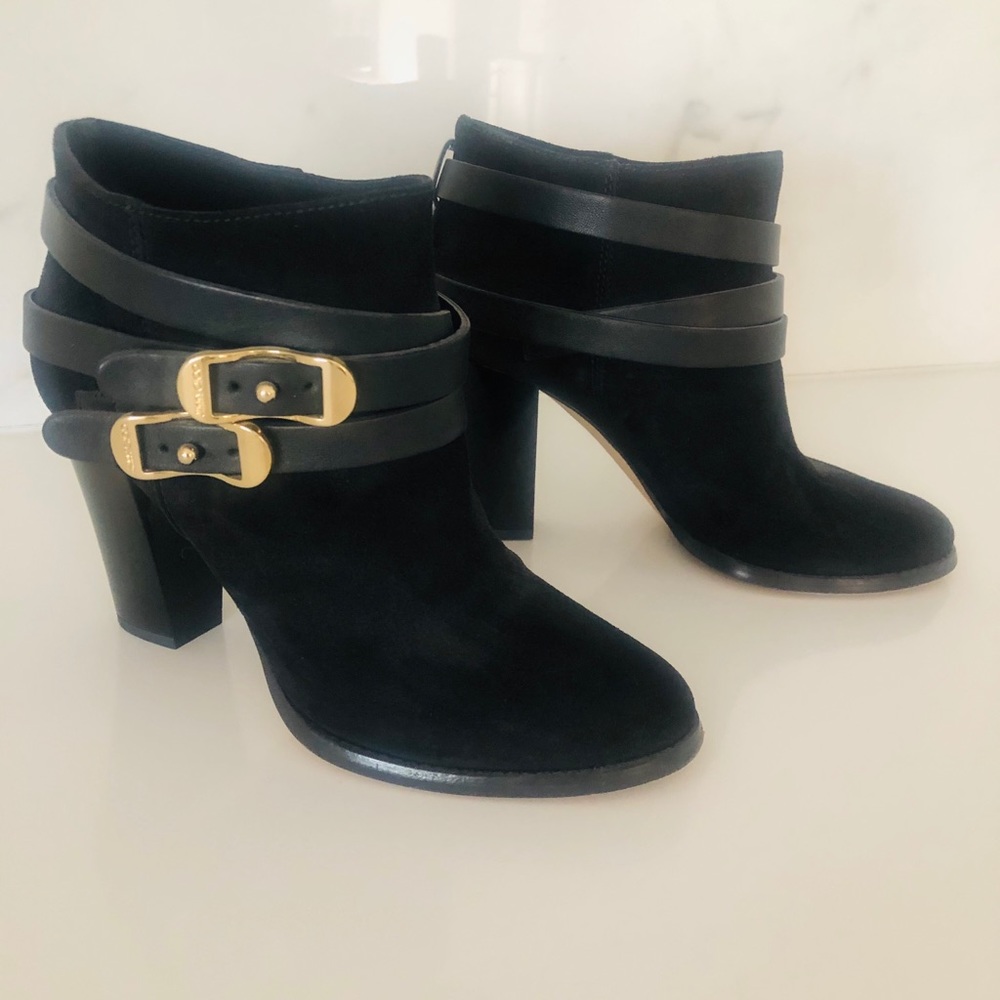 Jimmy Choo Melba buckle Suede Ankle Bootie